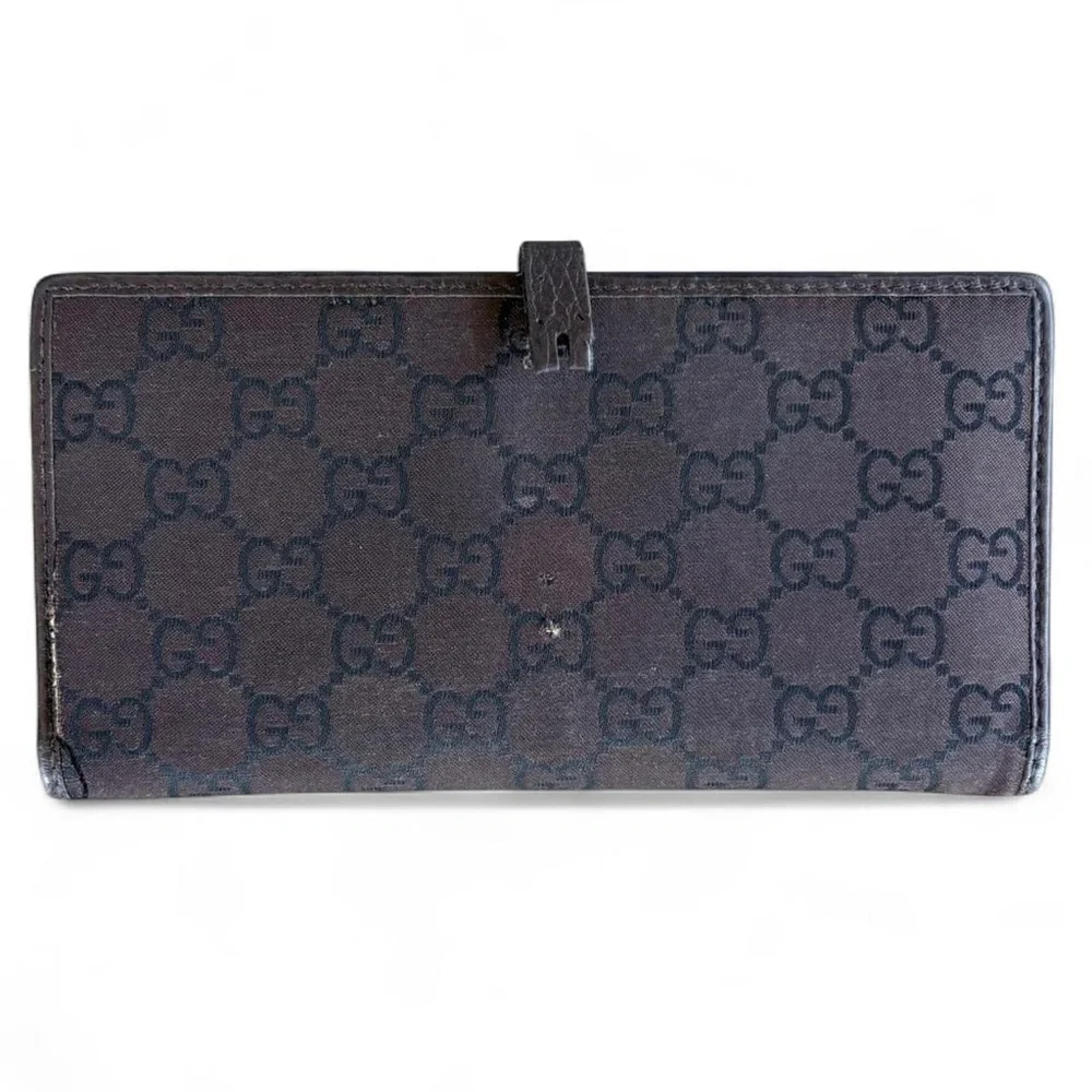Authentic Vintage Gucci GG Monogram Bifold Wallet